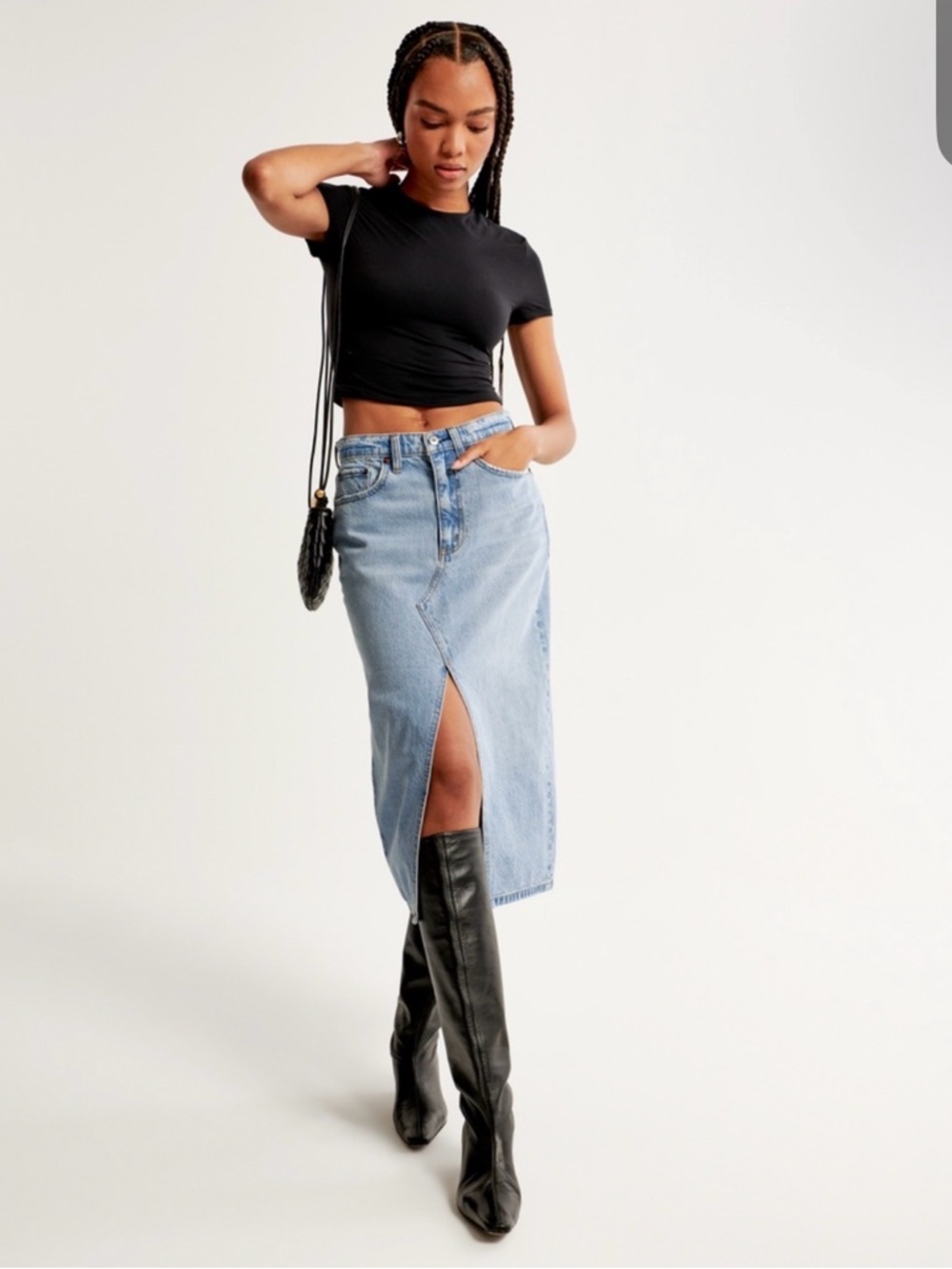 Abercrombie Denim Skirt 29/8 - Picture 2 of 7